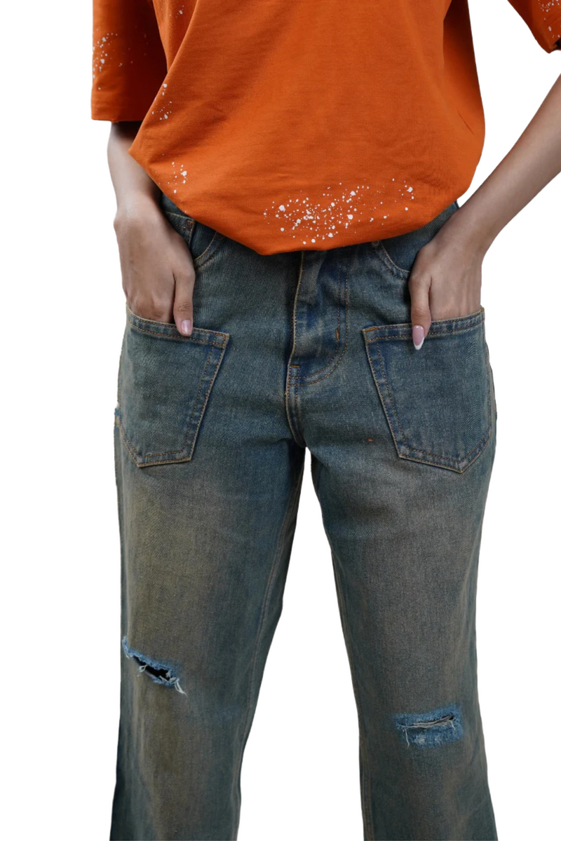 DRO Pocket Theory Denim - Mud Washed Blue