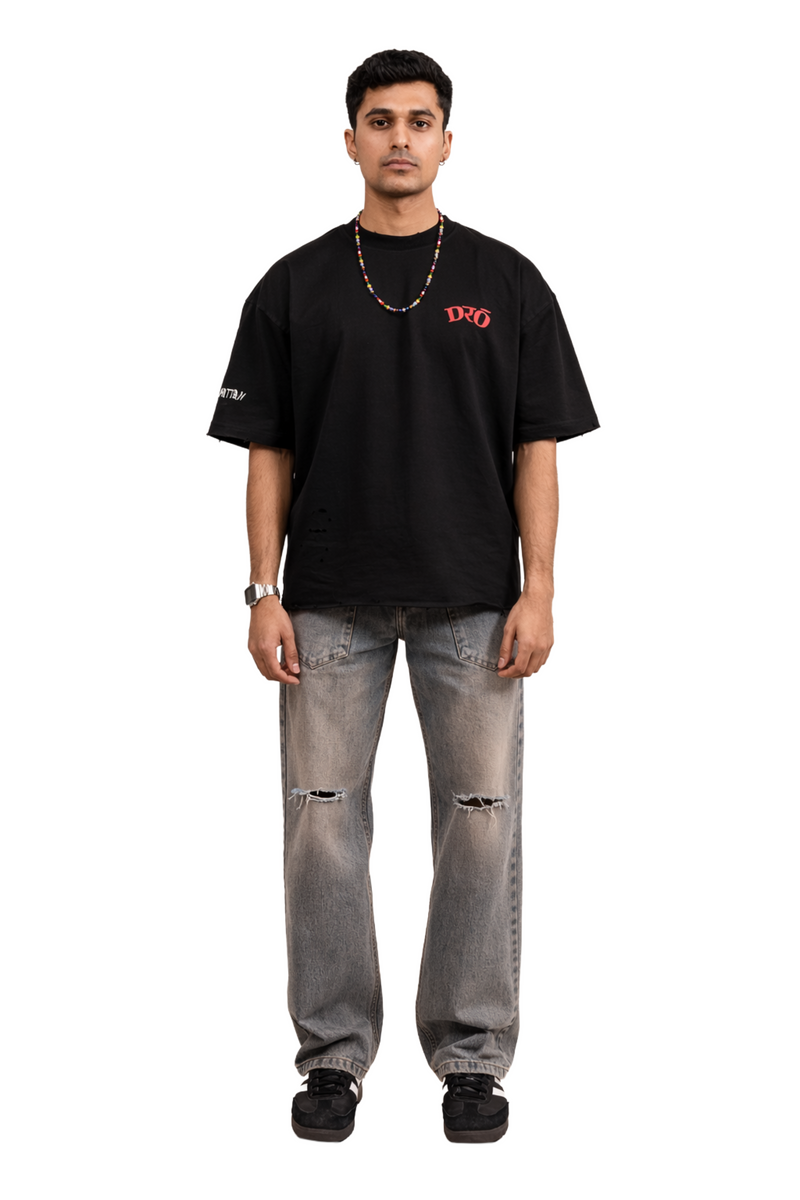 DRO Borrowed Existence Tee - Jet Black