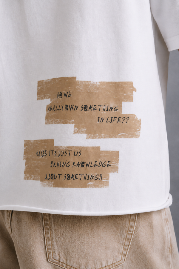 DRO Borrowed Existence Tee - White