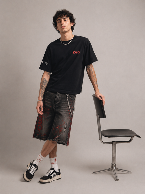 DRO Borrowed Existence Tee - Jet Black