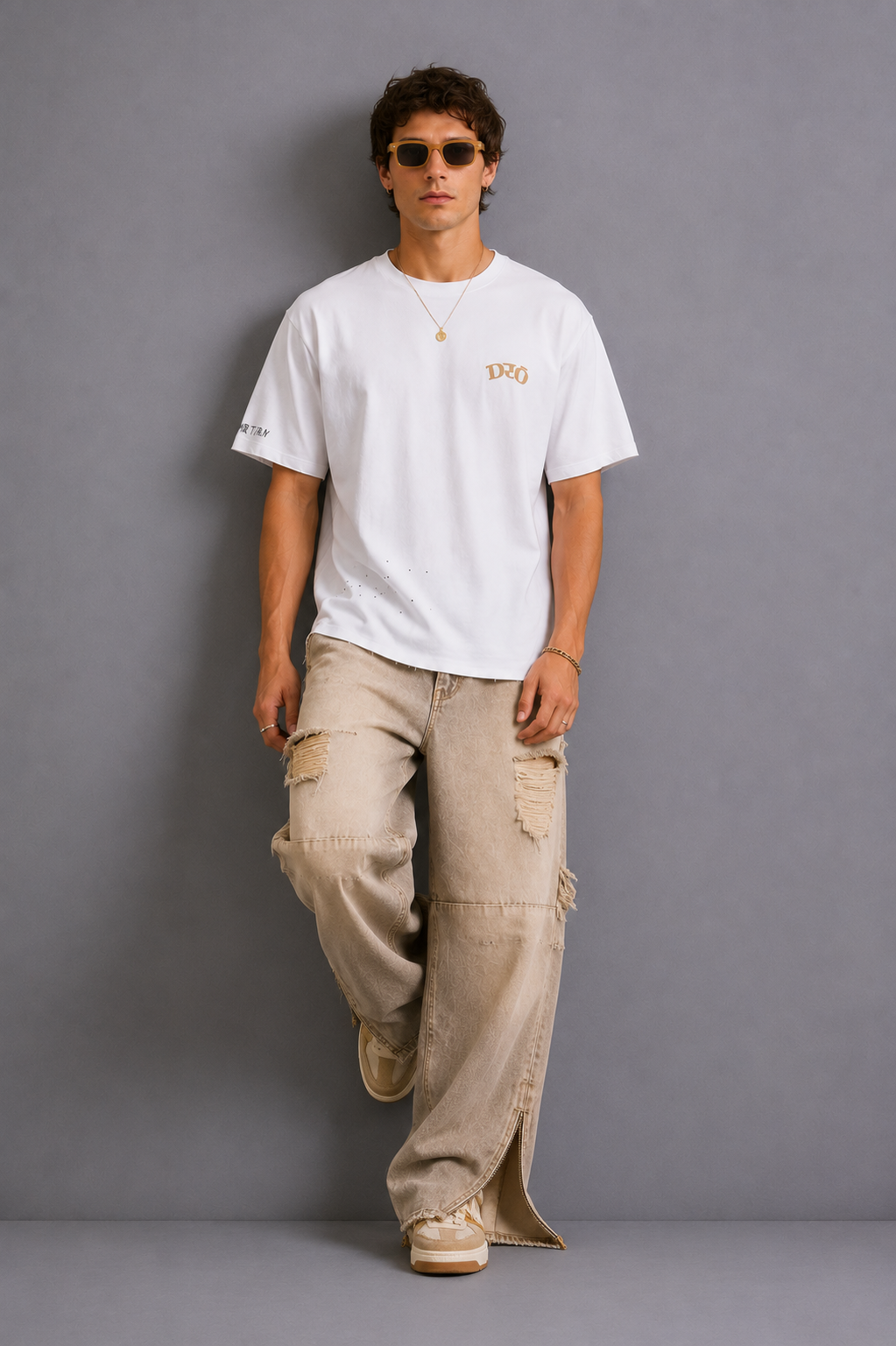 DRO Borrowed Existence Tee - White
