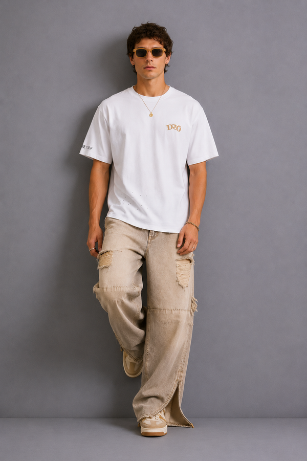 DRO Borrowed Existence Tee - White