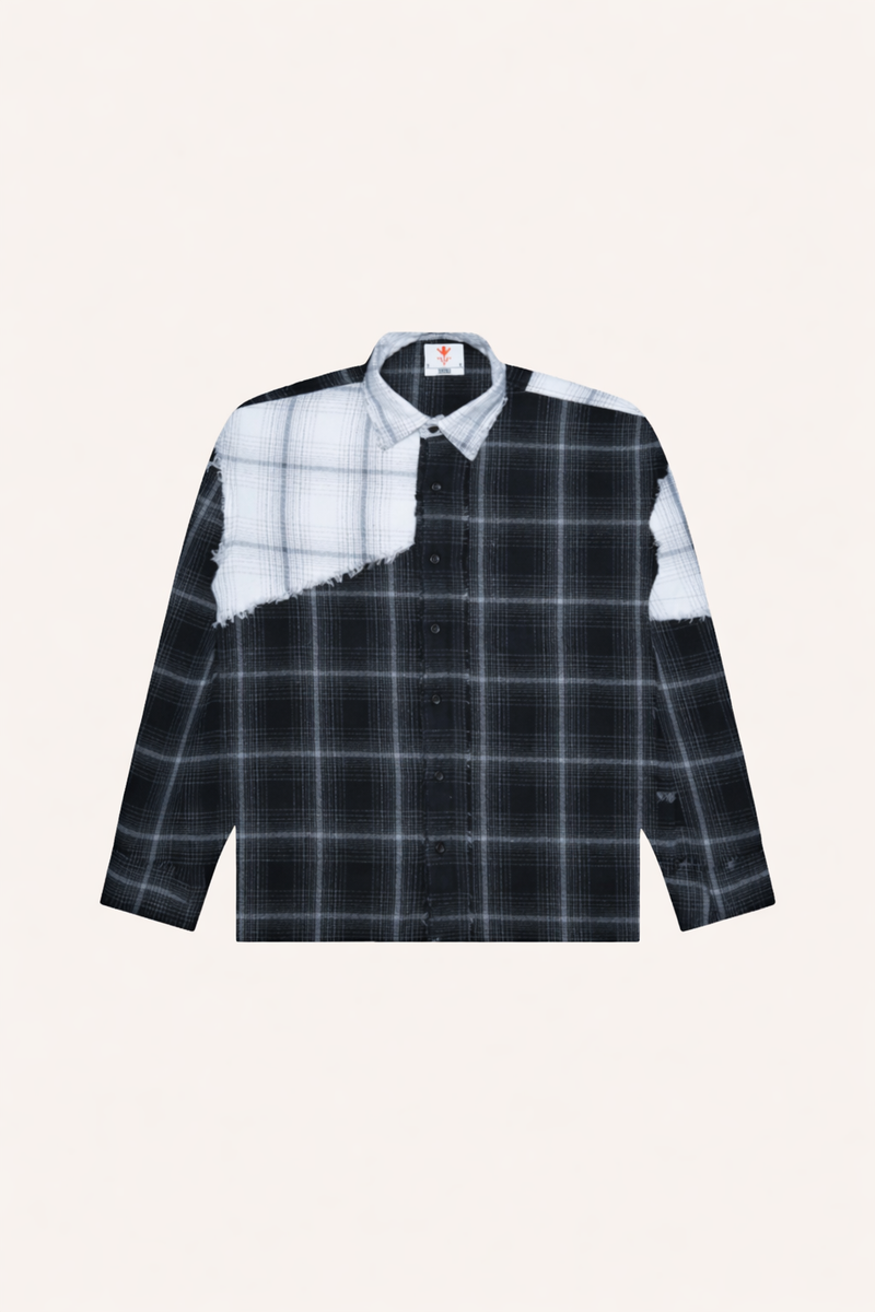 DRO In Between Flannel - Black & White