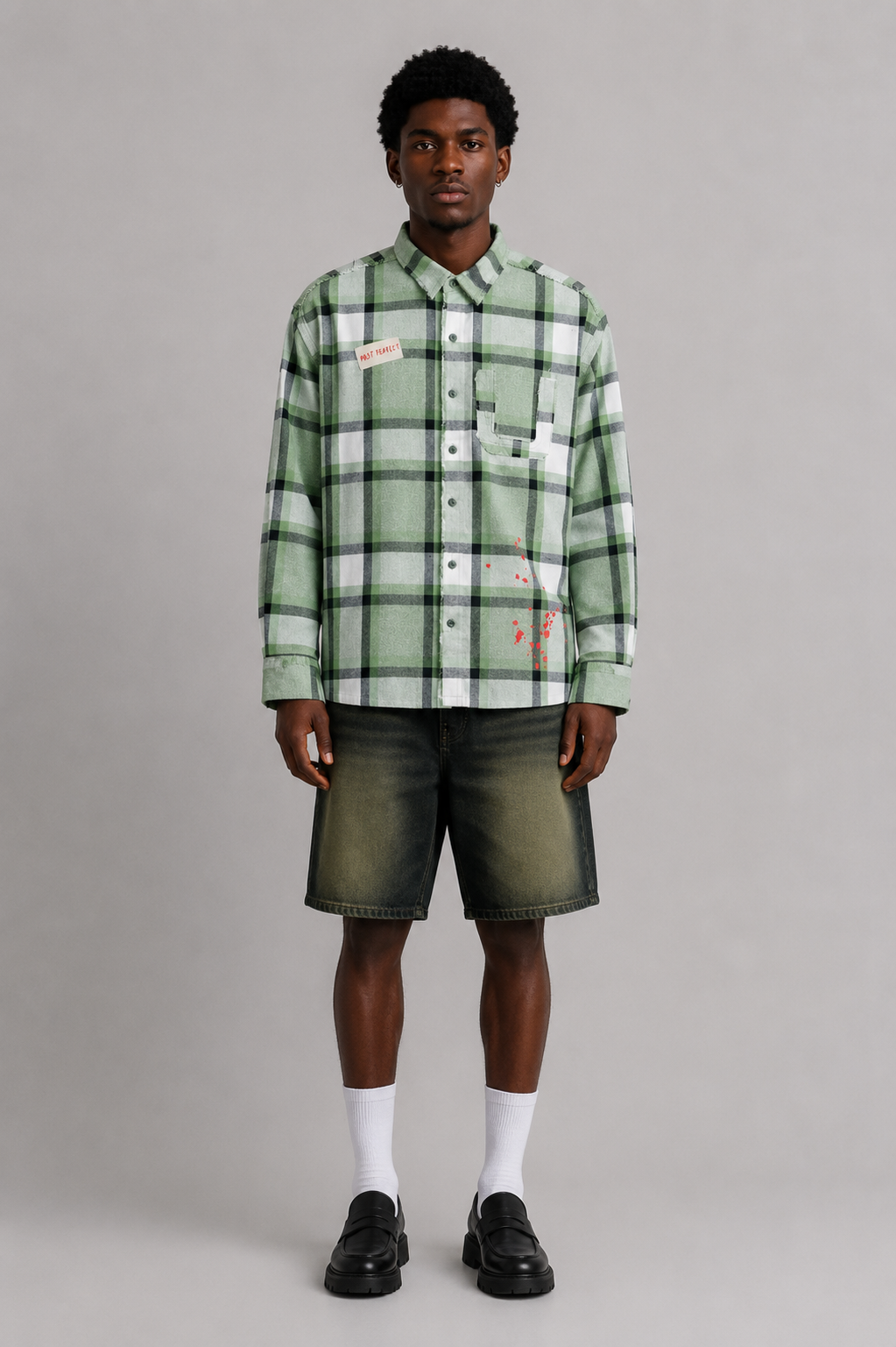 DRO In Motion Flannel - Olive Plaid