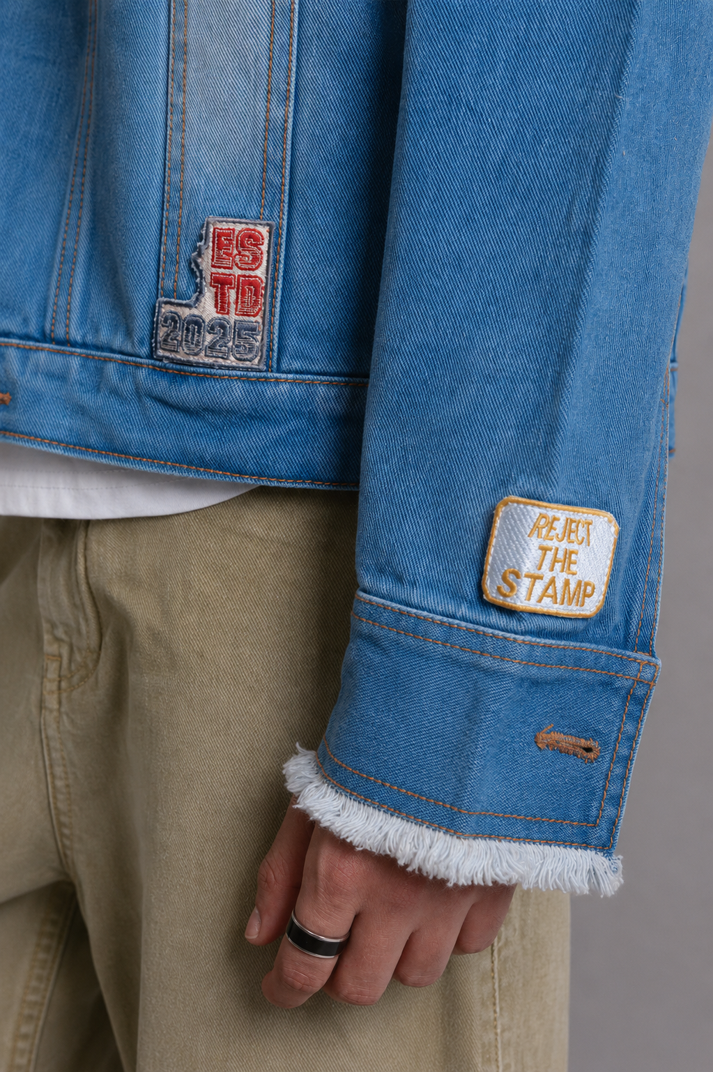 DRO Born in Mumbai Denim Jacket