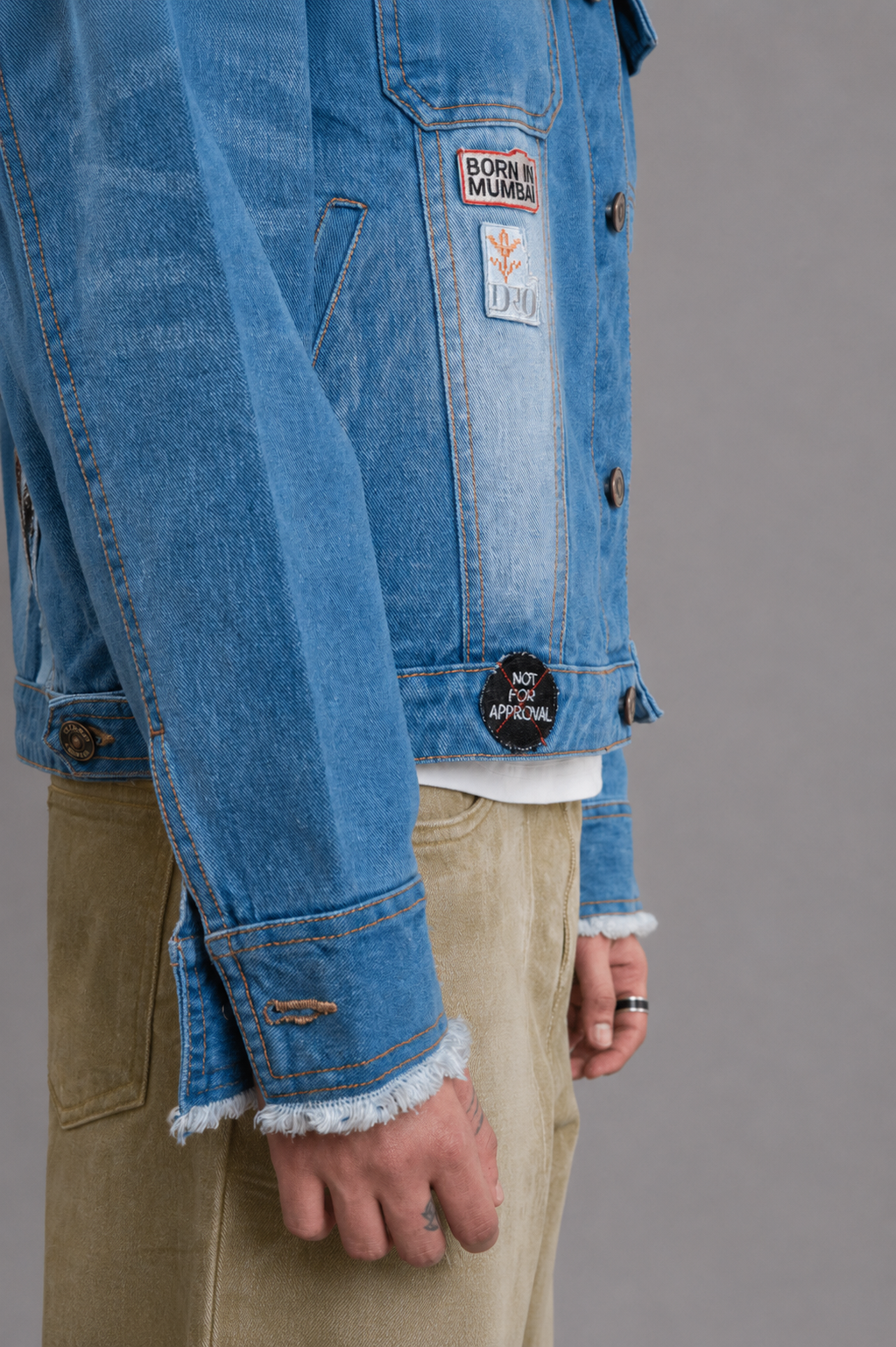 DRO Born in Mumbai Denim Jacket