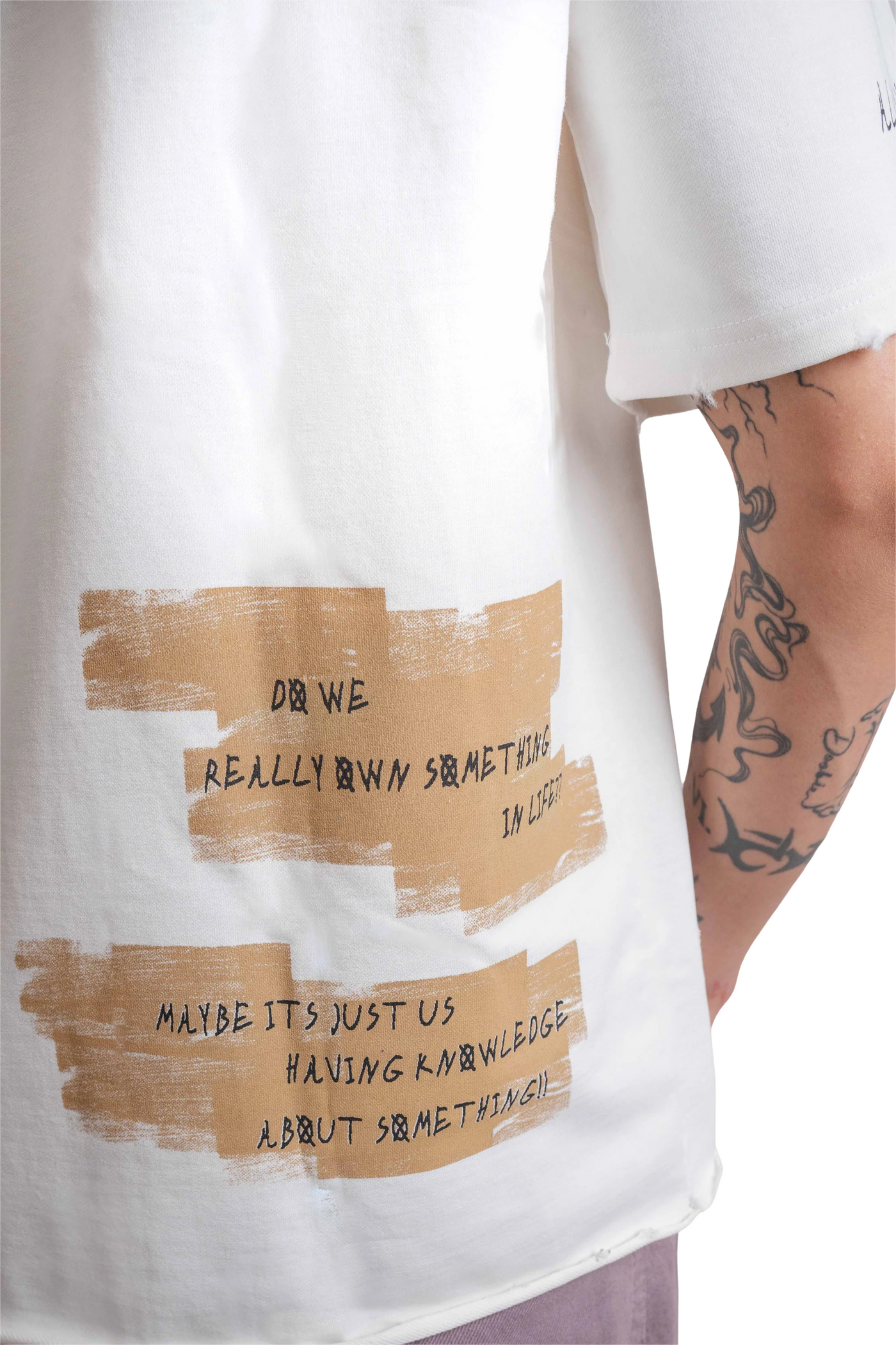 DRO Borrowed Existence Tee - White