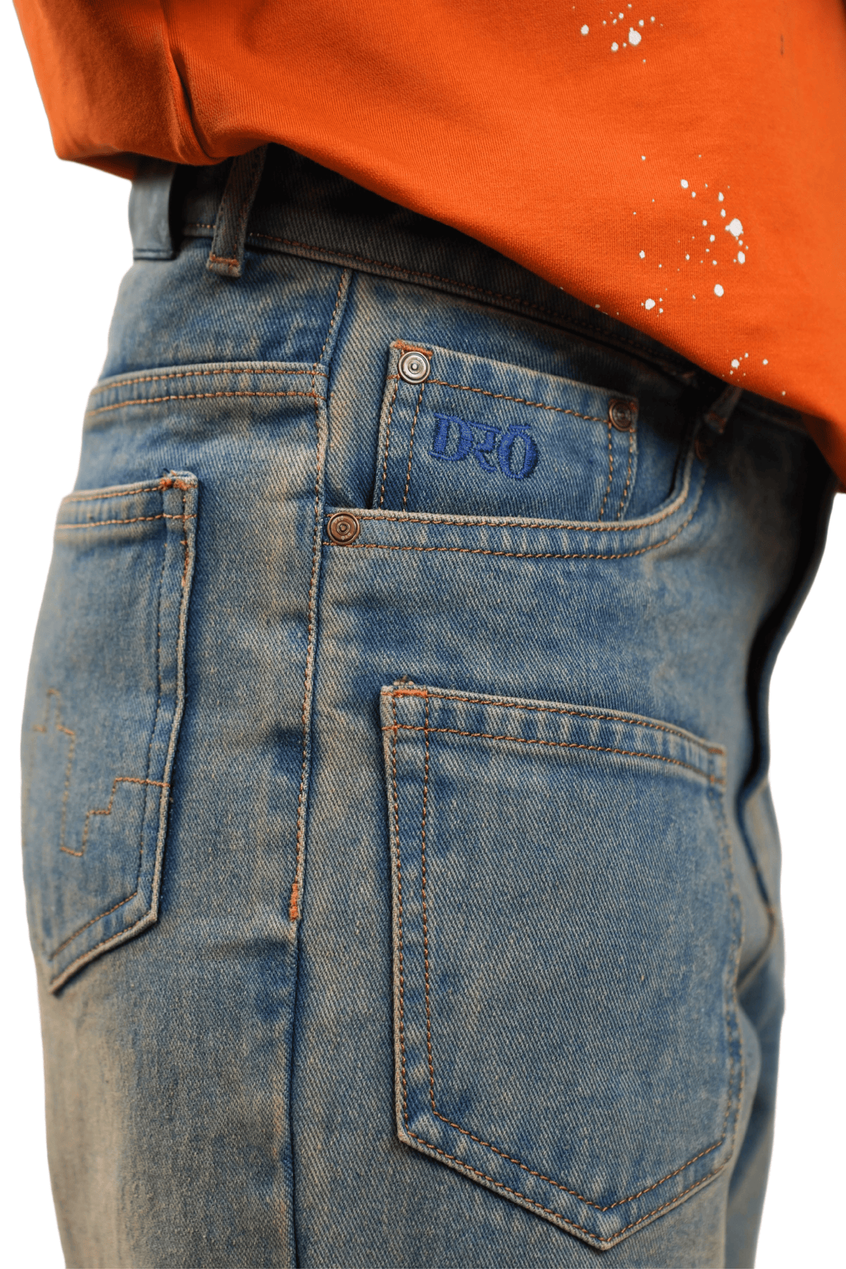 DRO Pocket Theory Denim - Mud Washed Blue