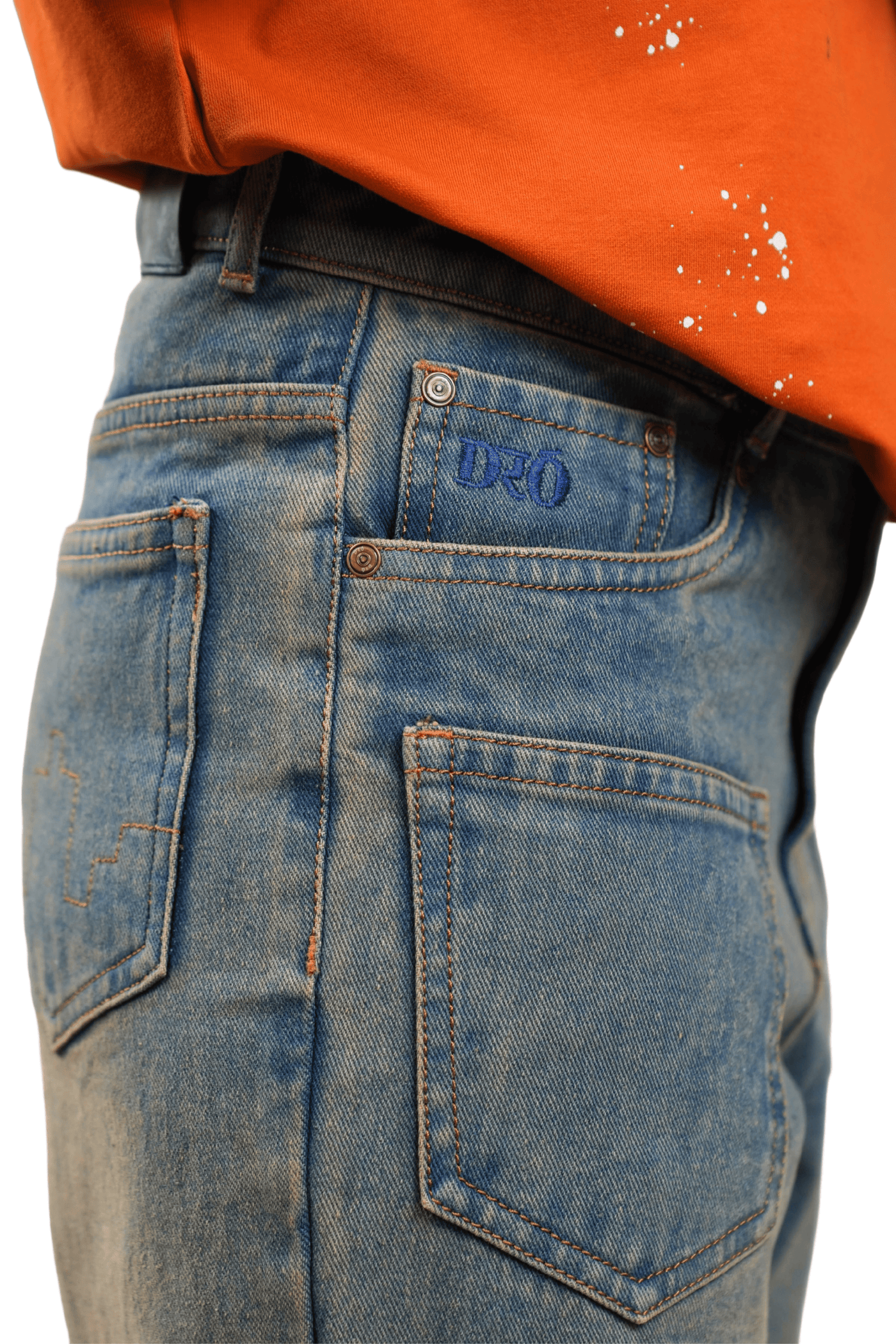 DRO Pocket Theory Denim - Mud Washed Blue
