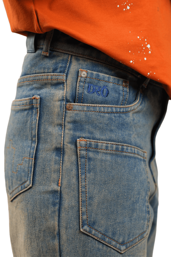 DRO Pocket Theory Denim - Mud Washed Blue