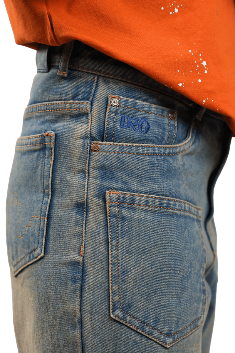 DRO Pocket Theory Denim - Mud Washed Blue