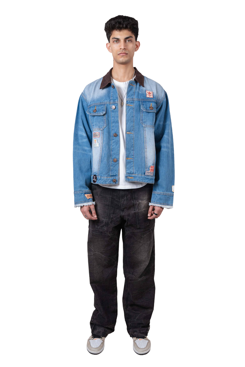 DRO Born in Mumbai Denim Jacket