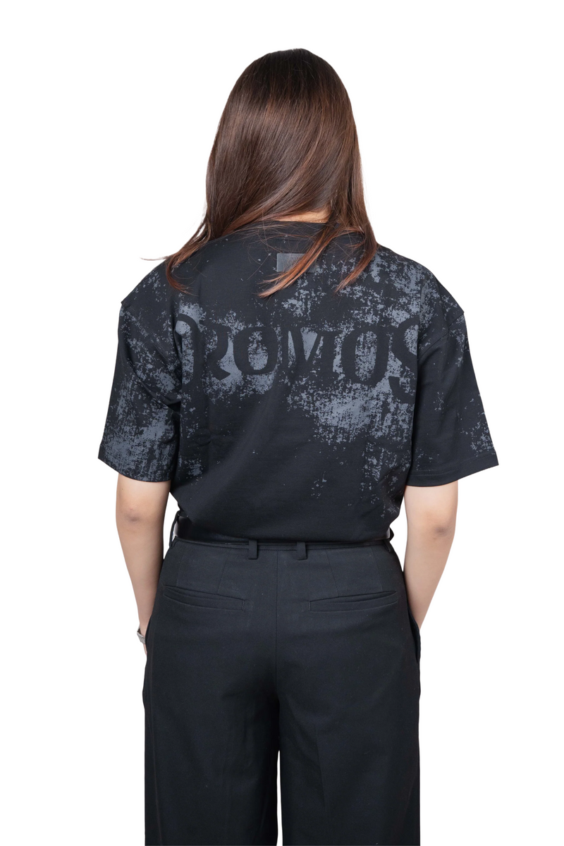 DRO Woven Progress Tee - Charcoal