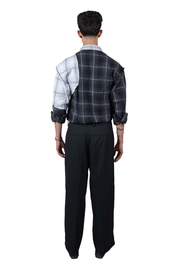 DRO In Between Flannel - Black & White