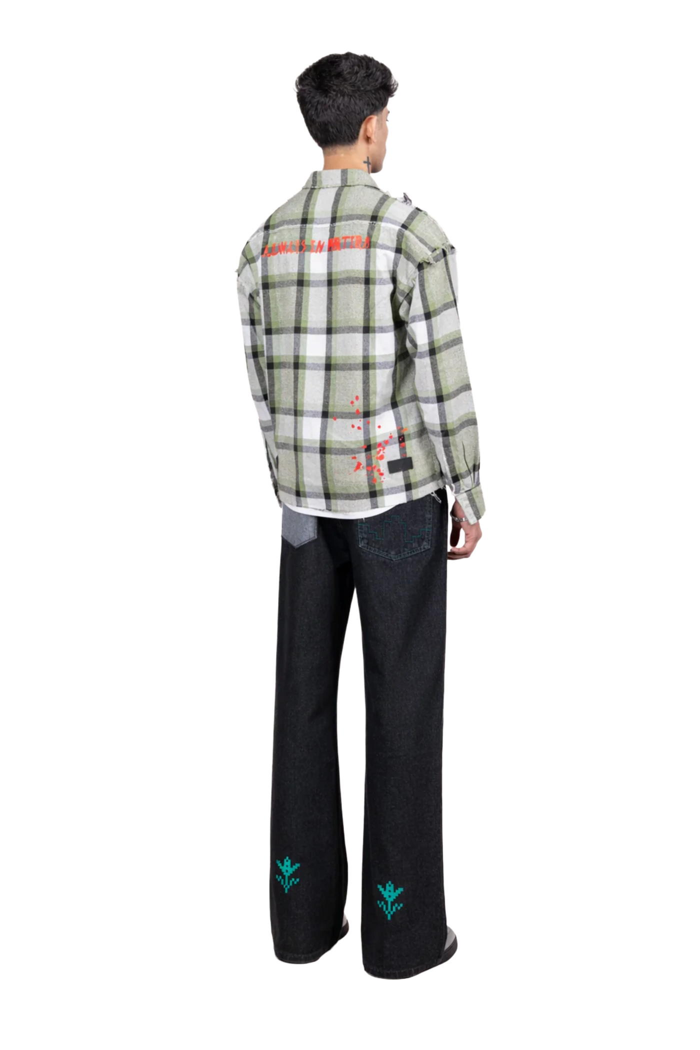 DRO In Motion Flannel - Olive Plaid