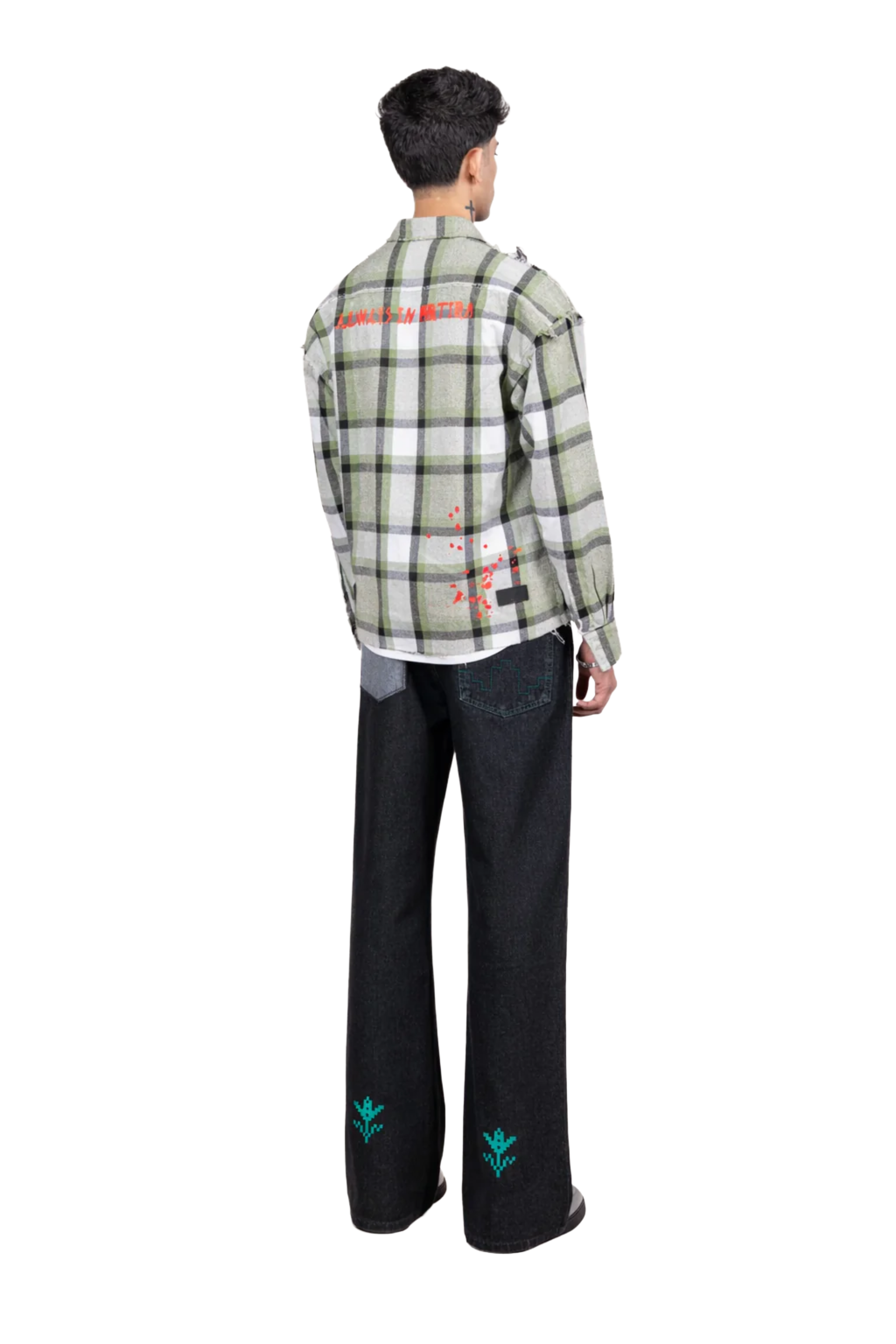 DRO In Motion Flannel - Olive Plaid